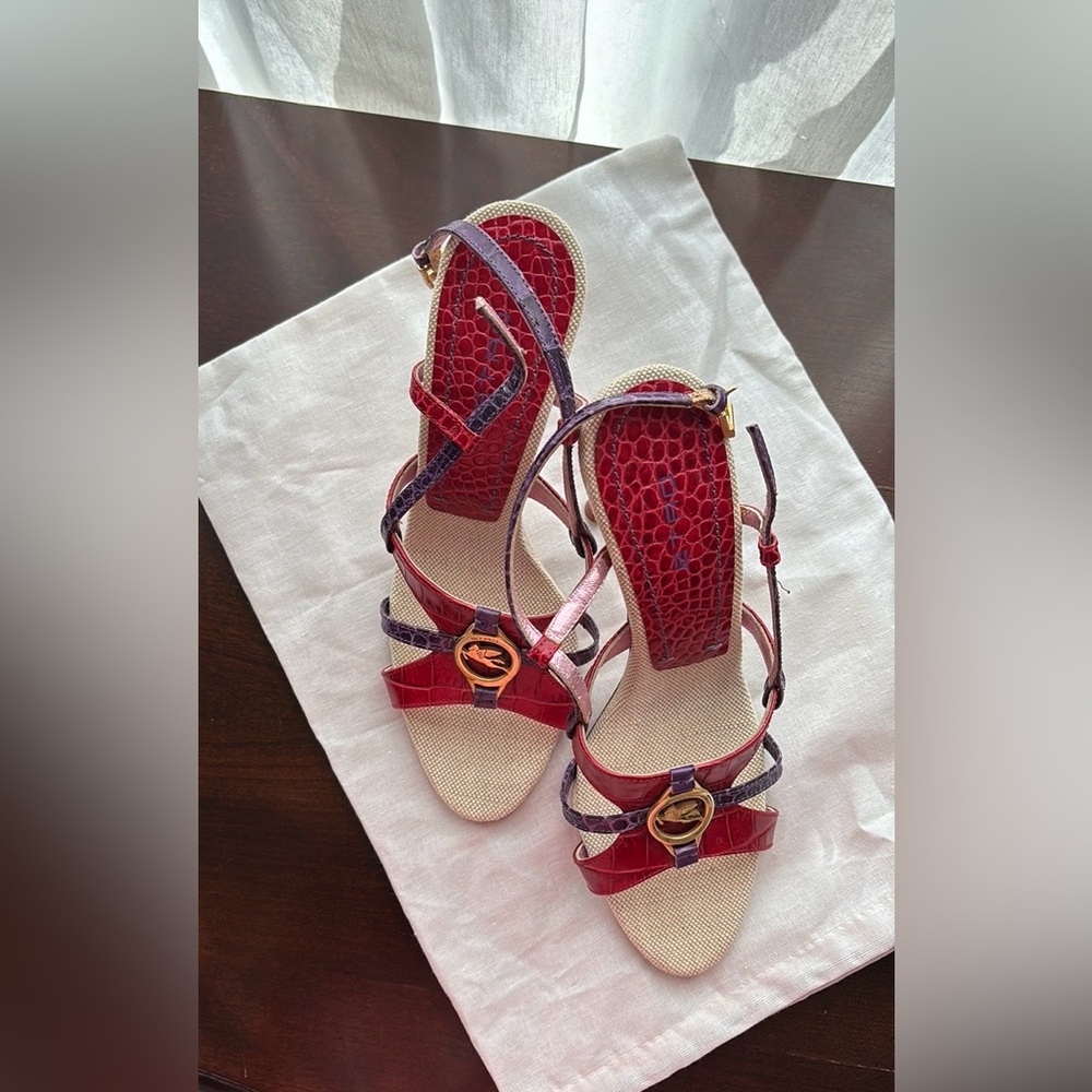 New Etro strappy sandals.